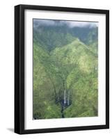 The Wettest Place on Earth, Mt. Waialeale, Kauai, Hawaii, USA-Anthony Waltham-Framed Photographic Print