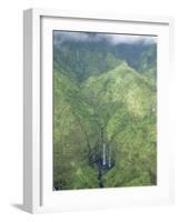 The Wettest Place on Earth, Mt. Waialeale, Kauai, Hawaii, USA-Anthony Waltham-Framed Photographic Print