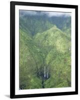 The Wettest Place on Earth, Mt. Waialeale, Kauai, Hawaii, USA-Anthony Waltham-Framed Photographic Print