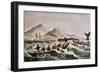 The Whale Fishery Layin On-Currier & Ives-Framed Giclee Print
