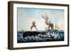 The Whale Fishery-Currier & Ives-Framed Giclee Print