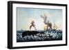 The Whale Fishery-Currier & Ives-Framed Giclee Print