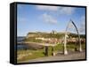 The Whalebone Arch at Whitby, North Yorkshire, Yorkshire, England, United Kingdom, Europe-Mark Sunderland-Framed Stretched Canvas