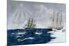 The Whaling, 19th Century-Gilbert Pajot-Mounted Giclee Print