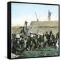 The Wharf Landing of French Troops, Canton (China), 1860-Leon, Levy et Fils-Framed Stretched Canvas