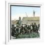 The Wharf Landing of French Troops, Canton (China), 1860-Leon, Levy et Fils-Framed Photographic Print