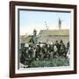 The Wharf Landing of French Troops, Canton (China), 1860-Leon, Levy et Fils-Framed Photographic Print