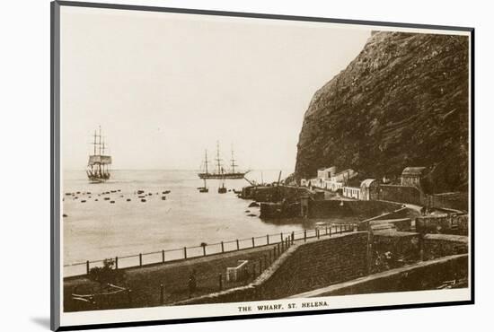 The Wharf, St Helena-null-Mounted Photographic Print
