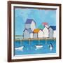 The Wharf-null-Framed Art Print