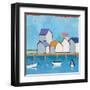 The Wharf-null-Framed Art Print