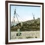 The Wharves, French Soldier, Canton (China)-Leon, Levy et Fils-Framed Photographic Print