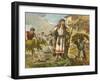 The Wheat and the Tares-English School-Framed Giclee Print