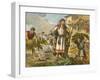 The Wheat and the Tares-English School-Framed Giclee Print