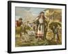 The Wheat and the Tares-English School-Framed Giclee Print