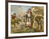 The Wheat and the Tares-English School-Framed Giclee Print