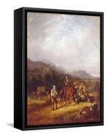 The Wheat Harvest-William I Shayer-Framed Stretched Canvas