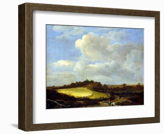 The Wheatfield-Jacob Isaaksz. Or Isaacksz. Van Ruisdael-Framed Giclee Print