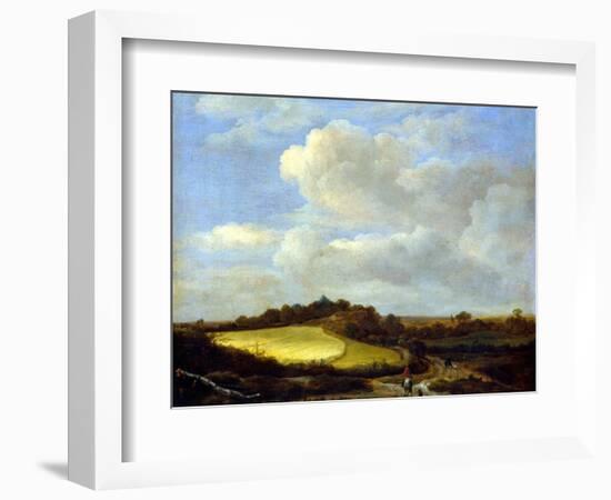 The Wheatfield-Jacob Isaaksz. Or Isaacksz. Van Ruisdael-Framed Giclee Print