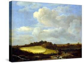 The Wheatfield-Jacob Isaaksz. Or Isaacksz. Van Ruisdael-Stretched Canvas