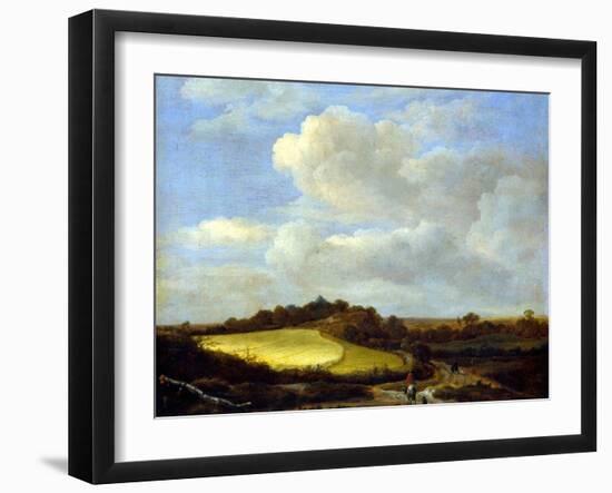 The Wheatfield-Jacob Isaaksz. Or Isaacksz. Van Ruisdael-Framed Giclee Print