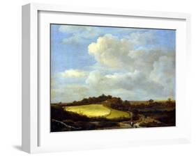 The Wheatfield-Jacob Isaaksz. Or Isaacksz. Van Ruisdael-Framed Giclee Print