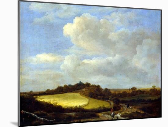 The Wheatfield-Jacob Isaaksz. Or Isaacksz. Van Ruisdael-Mounted Giclee Print