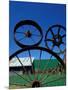 The Wheel Fence and Barn, Uniontown, Whitman County, Washington, USA-Brent Bergherm-Mounted Photographic Print