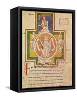 The Wheel of Fortune (Rota Fortuna) from Carmina Burana, Ca 1230-null-Framed Stretched Canvas
