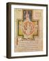 The Wheel of Fortune (Rota Fortuna) from Carmina Burana, Ca 1230-null-Framed Giclee Print