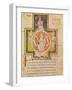 The Wheel of Fortune (Rota Fortuna) from Carmina Burana, Ca 1230-null-Framed Giclee Print