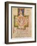 The Wheel of Fortune (Rota Fortuna) from Carmina Burana, Ca 1230-null-Framed Giclee Print