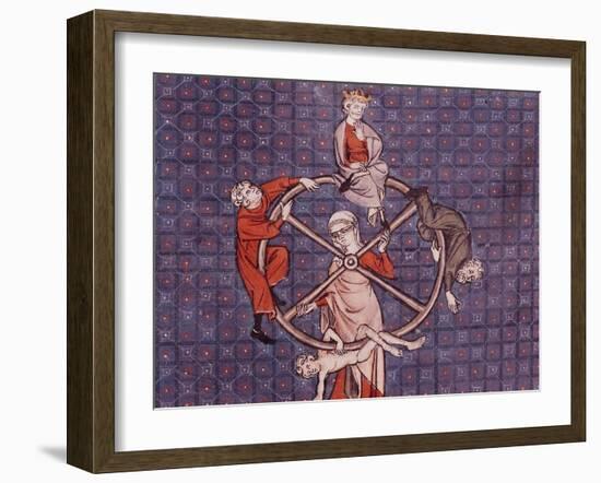 The Wheel of Fortune, Written by Chretien Legouais-null-Framed Giclee Print