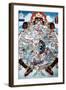 The Wheel of Life, Tibet, 19th-20th Century-null-Framed Premium Giclee Print