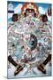 The Wheel of Life, Tibet, 19th-20th Century-null-Mounted Giclee Print