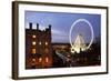 The Wheel of York and Royal York Hotel at Dusk, York, Yorkshire, England, United Kingdom, Europe-Mark Sunderland-Framed Photographic Print