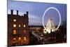 The Wheel of York and Royal York Hotel at Dusk, York, Yorkshire, England, United Kingdom, Europe-Mark Sunderland-Mounted Photographic Print