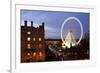 The Wheel of York and Royal York Hotel at Dusk, York, Yorkshire, England, United Kingdom, Europe-Mark Sunderland-Framed Photographic Print
