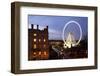 The Wheel of York and Royal York Hotel at Dusk, York, Yorkshire, England, United Kingdom, Europe-Mark Sunderland-Framed Photographic Print