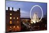 The Wheel of York and Royal York Hotel at Dusk, York, Yorkshire, England, United Kingdom, Europe-Mark Sunderland-Mounted Photographic Print