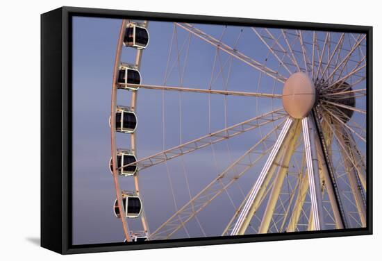 The Wheel of York at Dusk, York, Yorkshire, England, United Kingdom, Europe-Mark Sunderland-Framed Stretched Canvas