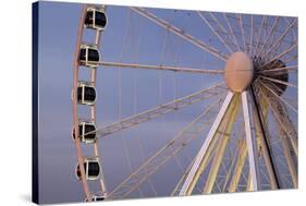 The Wheel of York at Dusk, York, Yorkshire, England, United Kingdom, Europe-Mark Sunderland-Stretched Canvas