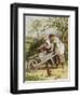 The Wheelbarrow-Myles Birket Foster-Framed Giclee Print