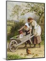 The Wheelbarrow-Myles Birket Foster-Mounted Giclee Print