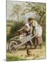 The Wheelbarrow-Myles Birket Foster-Mounted Giclee Print