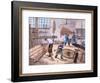 The Wheelright, c.1860-null-Framed Giclee Print
