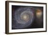 The Whirlpool Galaxy and its Companion Galaxy-null-Framed Photographic Print