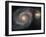 The Whirlpool Galaxy (M51) and Companion Galaxy-Stocktrek Images-Framed Photographic Print