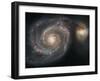 The Whirlpool Galaxy (M51) and Companion Galaxy-Stocktrek Images-Framed Photographic Print