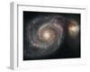 The Whirlpool Galaxy (M51) and Companion Galaxy-Stocktrek Images-Framed Photographic Print