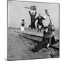 The Whiskey Hill Singers, Singing One of Their Songs, "Railroad Bill"-Ralph Crane-Mounted Premium Photographic Print